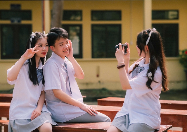 Bộ ảnh thanh xuân trà chiều đẹp hết nước chấm của teen Trường THPT Đồng Xoài (Hà Giang)  - Ảnh 3.