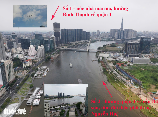 5 best spots to watch fighter jet aerobatic display in downtown Ho Chi Minh City on Reunification Day
- Ảnh 1.
