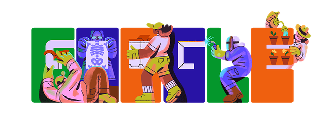Google Doodle chào mừng Ngày Quốc tế Lao động - Ảnh 1.