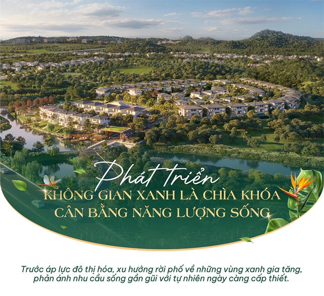 Phát triển không gian xanh - chìa khóa cân bằng năng lượng sống