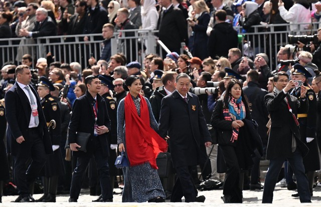 Vietnam’s Party chief To Lam attends Victory Day parade in Moscow - Ảnh 2.