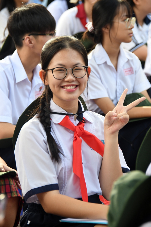 Muôn kiểu làm bài của thí sinh thi chung kết Giải Lê Quý Đôn- Ảnh 3.