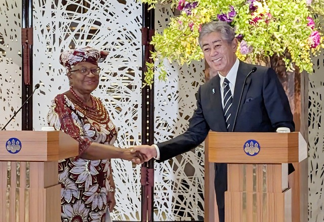 Japan, WTO vow to strengthen multilateral trade system - Ảnh 1. Japan, WTO vow to strengthen multilateral trade system - Ảnh 1.