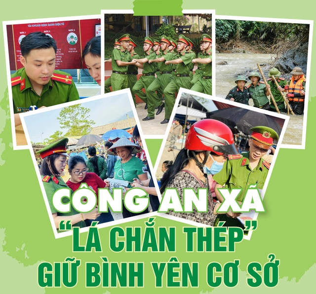 Công an xã - ‘lá chắn thép’ giữ bình yên cơ sở