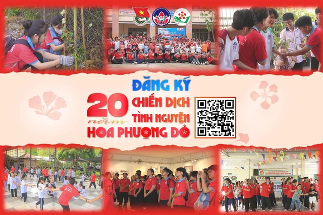 Lan tỏa hình ảnh chiến dịch Hoa phượng đỏ trên mạng xã hội - Ảnh 1.