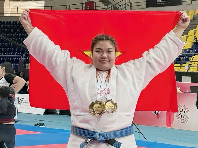 Vietnam places third at Asian ju-jitsu Championship - Ảnh 1.