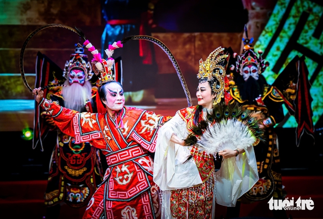 Where color meets character: Face painting traditions of Binh Dinh’s 'tuong' stage - Ảnh 3.