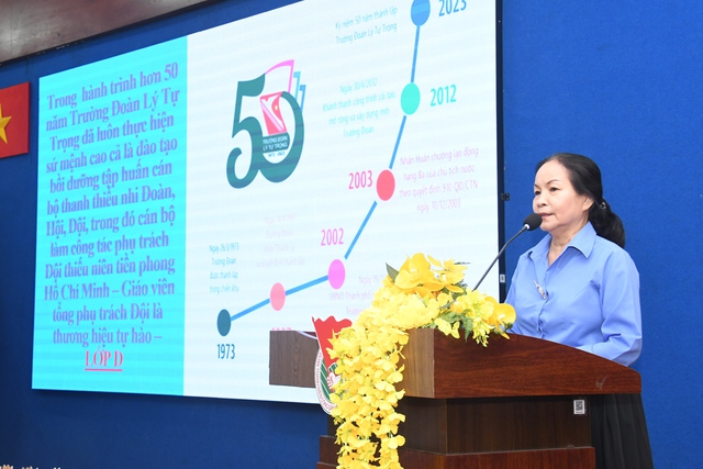 Trường Đoàn Lý Tự Trọng - mái nhà thân thương của nhiều Tổng phụ trách - Ảnh 1.