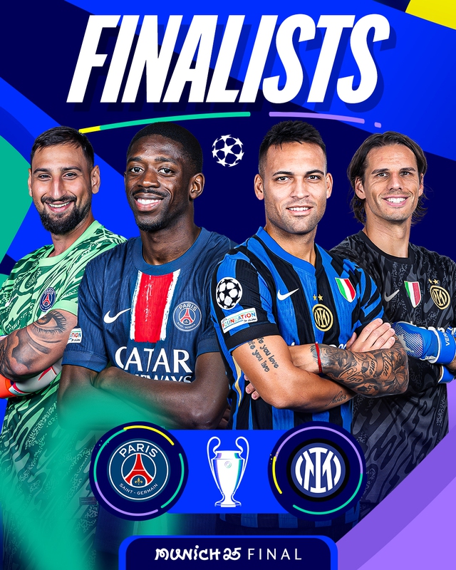 Xác định cặp chung kết Champions League: PSG vs Inter Milan- Ảnh 1.