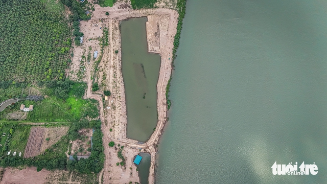 Illegal construction on Red River islet under investigation in Hanoi- Ảnh 6. Illegal construction on Red River islet under investigation in Hanoi- Ảnh 6.