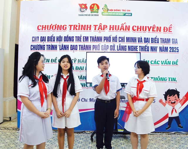 Trẻ em thành phố sẵn sàng lắng nghe và lên tiếng nói- Ảnh 1.