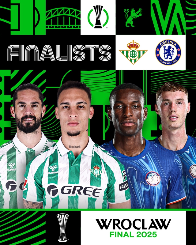 Xác định cặp chung kết Conference League: Chelsea vs Real Betis- Ảnh 1.