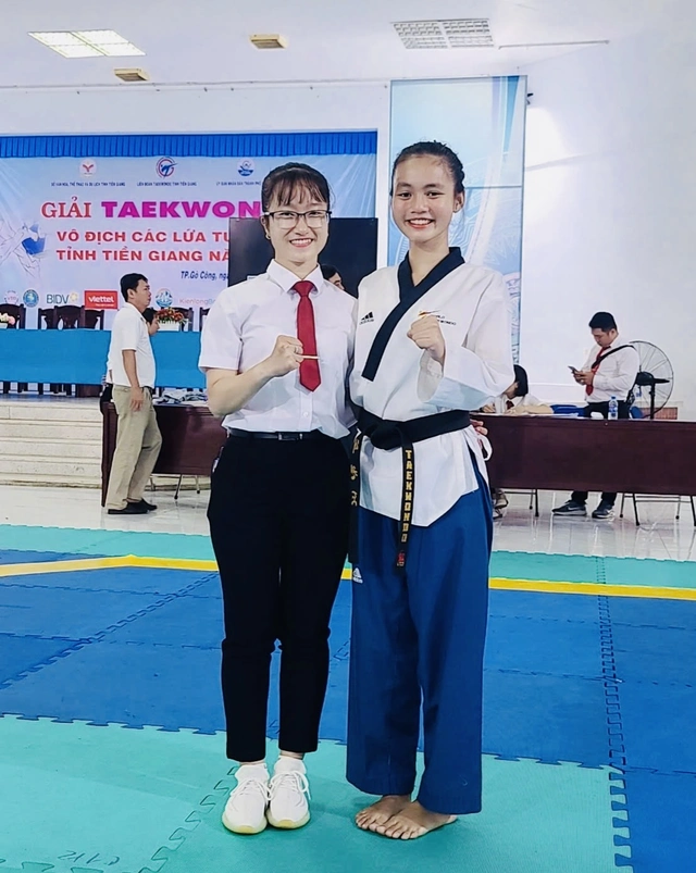 Hành trình chinh phục hơn 30 huy chương Taekwondo của nữ sinh Trường THPT Nguyễn Đình Chiểu- Ảnh 1.