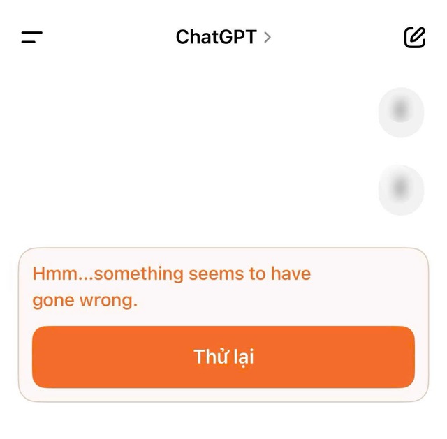 ChatGPT đã hoạt động trở lại, trước đó, vì sao báo lỗi?  - Ảnh 1.