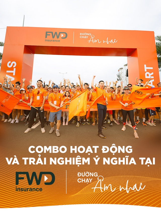 Combo hoạt động và trải nghiệm ý nghĩa tại FWD Đường chạy âm nhạc