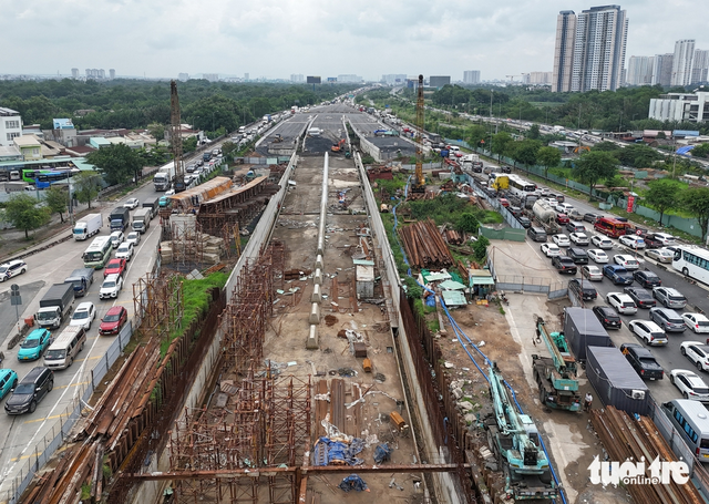 Slow progress at An Phu Intersection project in Ho Chi Minh City despite 6-month deadline- Ảnh 12. Slow progress at An Phu Intersection project in Ho Chi Minh City despite 6-month deadline- Ảnh 12.