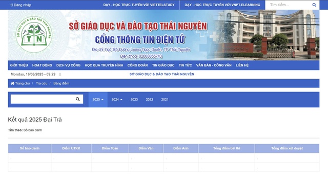 Hôm nay 16-6, công bố điểm thi lớp 10 tỉnh Thái Nguyên - Ảnh 1.