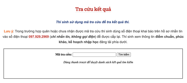Cách tra cứu điểm thi, điểm chuẩn lớp 10 Trường THPT chuyên Ngoại ngữ Hà Nội - Ảnh 1.