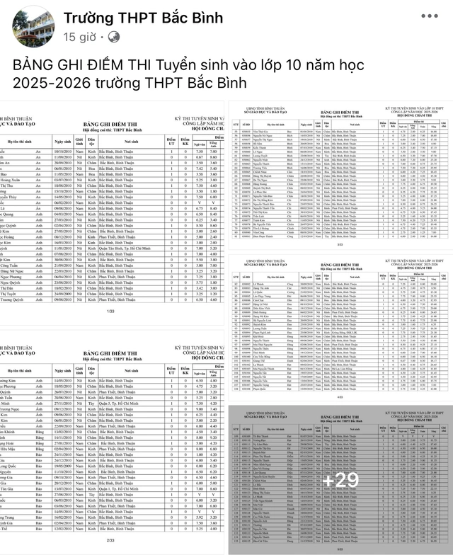 Đã có điểm thi lớp 10 tỉnh Bình Thuận, khi nào công bố điểm chuẩn? - Ảnh 1.