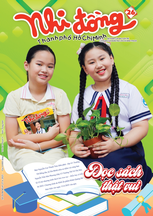 Mời bạn đón đọc Nhi Đồng TP.HCM 26, phát hành 27-6-2025: Tụi mình là “đại sứ nhí” - Ảnh 1.