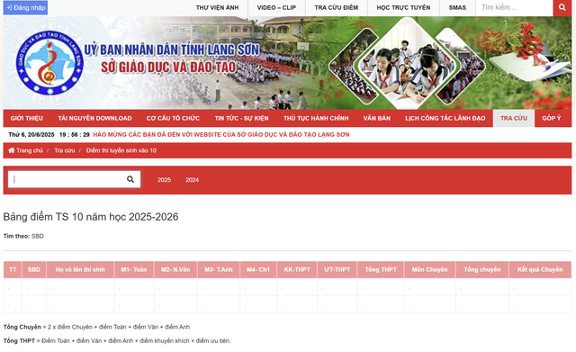 Lạng Sơn công bố điểm thi lớp 10 năm học 2025 - 2026- Ảnh 1.