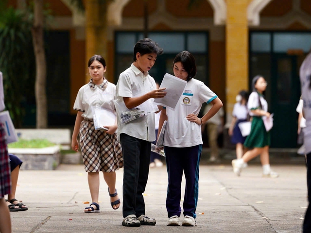 Biết điểm chuẩn lớp 10, thí sinh xác nhận nhập học trực tuyến từ 26-6 - Ảnh 1.