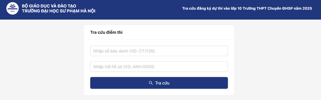 Xem điểm chuẩn lớp 10 Trường THPT chuyên Đại học Sư phạm Hà Nội - Ảnh 1.