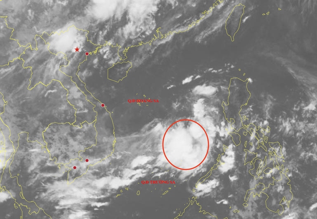 Low-pressure area in East Vietnam Sea likely to strengthen into tropical depression- Ảnh 1. Low-pressure area in East Vietnam Sea likely to strengthen into tropical depression- Ảnh 1.