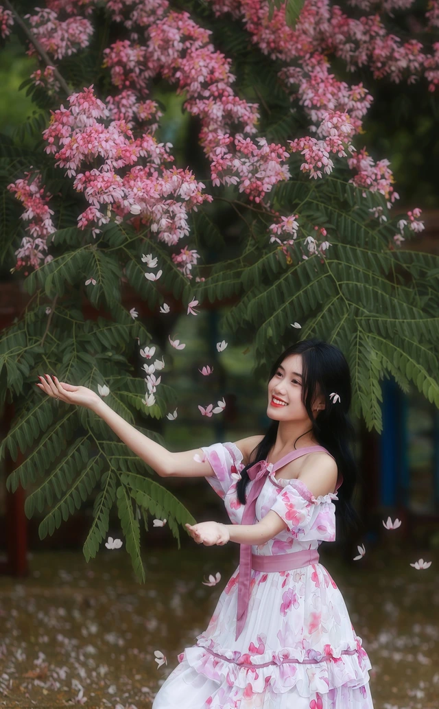Phượng hồng ngọt ngào, mùa hoa không thể bỏ lỡ khi đến Đà Lạt mùa này - Ảnh 3.