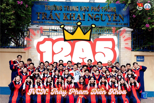 Teen Trường THPT Trần Khai Nguyên lưu giữ 'khoảnh khắc tuổi 18'- Ảnh 1.