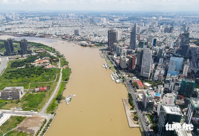 Thu Thiem riverside in Ho Chi Minh City transformed with new creative hub, scenic walkway- Ảnh 1. Thu Thiem riverside in Ho Chi Minh City transformed with new creative hub, scenic walkway- Ảnh 1.
