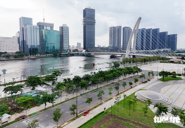 Thu Thiem riverside in Ho Chi Minh City transformed with new creative hub, scenic walkway- Ảnh 4. Thu Thiem riverside in Ho Chi Minh City transformed with new creative hub, scenic walkway- Ảnh 4.