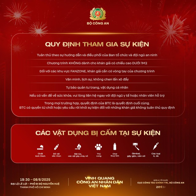 Sự kiện Vinh quang Công an nhân dân Việt Nam bế mạc hôm nay với đêm gala âm nhạc hoành tráng - Ảnh 3.