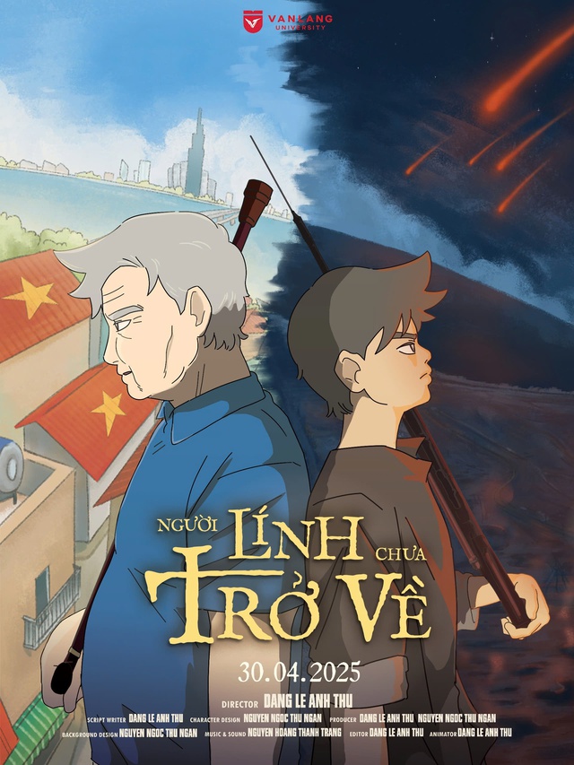 Lòng biết ơn thôi thúc hai sinh viên Văn Lang làm phim ngắn 'Người lính chưa trở về' - Ảnh 1.