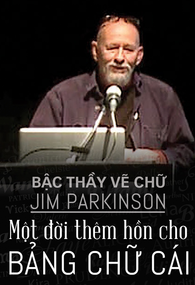 Bậc thầy vẽ chữ Jim Parkinson:  Một đời thêm hồn cho bảng chữ cái