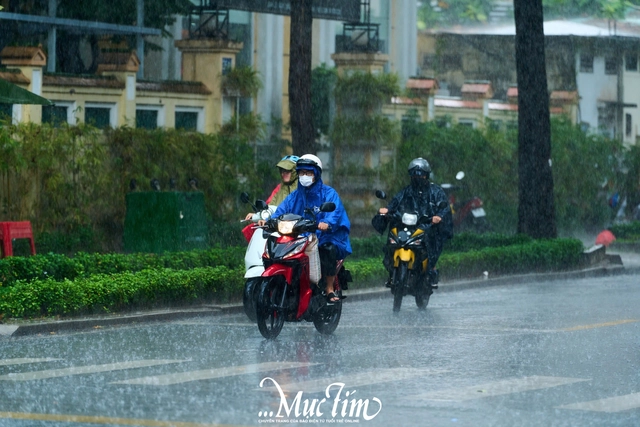 Thời tiết ngày mai 16-7: Cảnh báo mưa dông, nắng nóng, lũ quét- Ảnh 1.