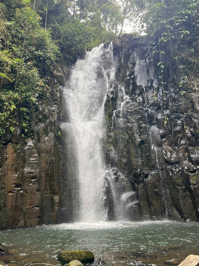 Vietnam discovers 2 waterfalls with tourism potential in central forest - Ảnh 2.