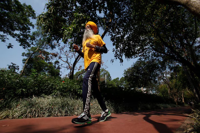 Oldest marathon runner Fauja Singh dies at 114 in hit-and-run- Ảnh 1. Oldest marathon runner Fauja Singh dies at 114 in hit-and-run- Ảnh 1.