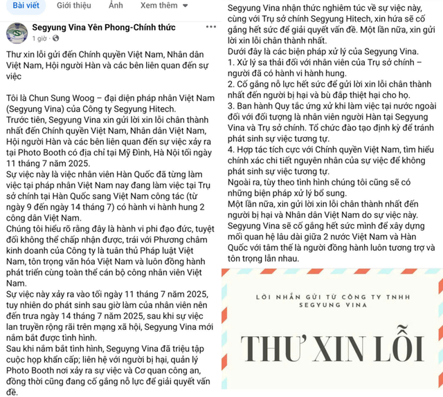 S. Korean firm apologizes, pledges to fire employee over assault in Hanoi - Ảnh 1.