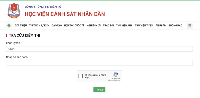 Cách tra cứu điểm thi kỳ thi đánh giá của Bộ Công an năm 2025 - Ảnh 1.
