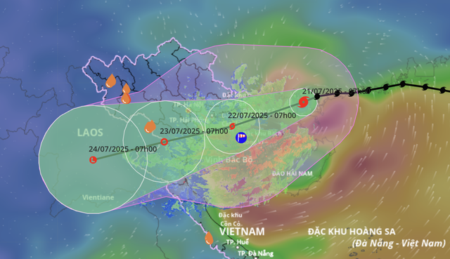 Storm Wipha expected to enter Gulf of Tonkin today - Ảnh 1.