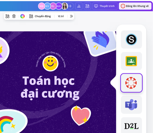 Trường Phổ thông Năng khiếu cấp tài khoản Canva Education cho học sinh  - Ảnh 1.