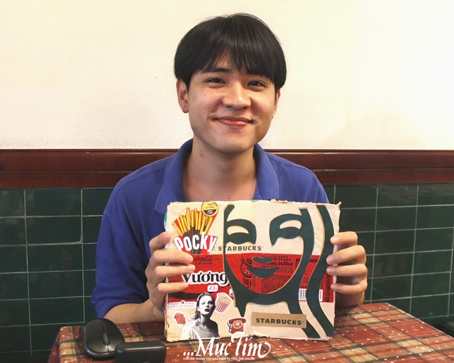 Chàng trai 9X nhuộm màu kỷ niệm bằng bao bì cũ, sáng tạo nhật ký rác ‘độc nhất vô nhị’- Ảnh 2.