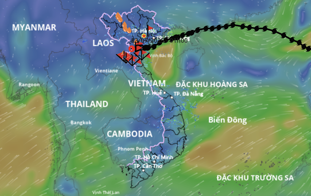 Áp thấp nhiệt đới đã suy yếu thành vùng áp thấp - Ảnh 1.