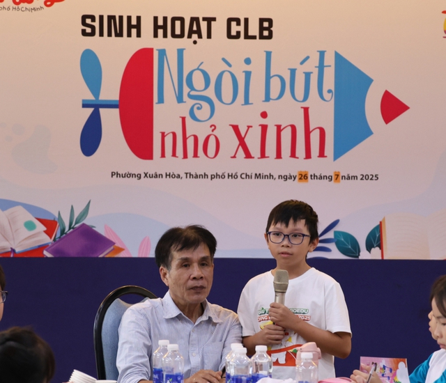 CLB Ngòi bút nhỏ xinh: Khi bạn nhỏ là nhà văn, nhà thơ- Ảnh 2.