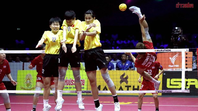 Thắng Thái Lan, cầu mây nữ Việt Nam vô địch thế giới- Ảnh 1.