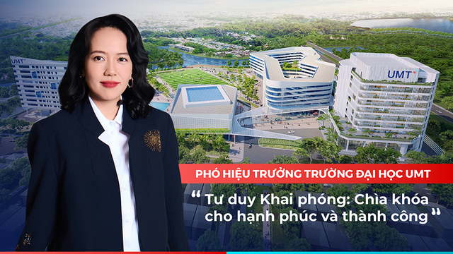 Phó hiệu trưởng Trường Đại học UMT: 'Tư duy khai phóng: Chìa khóa cho hạnh phúc và thành công'