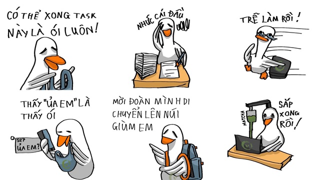 Tác giả đứng sau loạt sticker chú vịt 'mắc ói' đang hot rần rần là ai?- Ảnh 1.