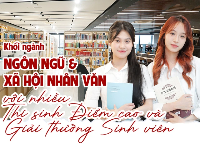 Khối ngành Ngôn ngữ & Xã hội nhân văn DTU với nhiều thí sinh điểm cao và Giải thưởng Sinh viên