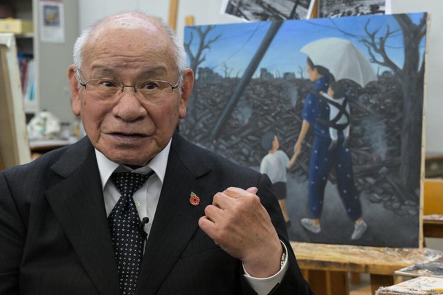 Hiroshima teens relay atom bomb horror with art- Ảnh 1.